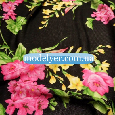 Ткань Сетка стрейч принт